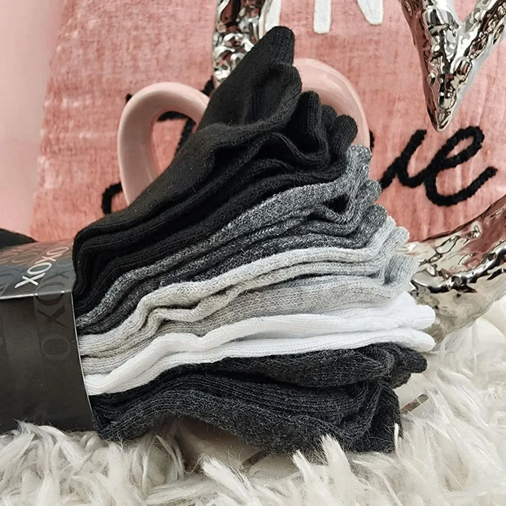 XOXO 10 Pack Low Cut Socks Size 4-10